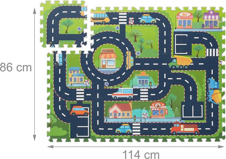 Actual product image Relaxdays Puzzle mat (30 x 30 x 1 cm)