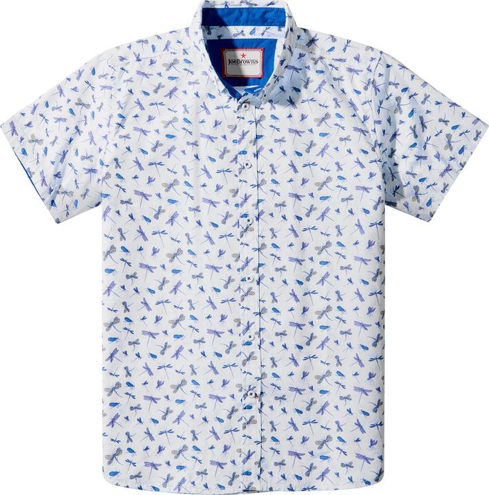 Produktbild Joe Browns Dragonfly Print Shirt with Button-Down Collar (XXL)