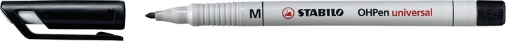 Produktbild STABILO OHPen universal Folienstift wasserlöslich (Schwarz, 1 mm, 1 x)