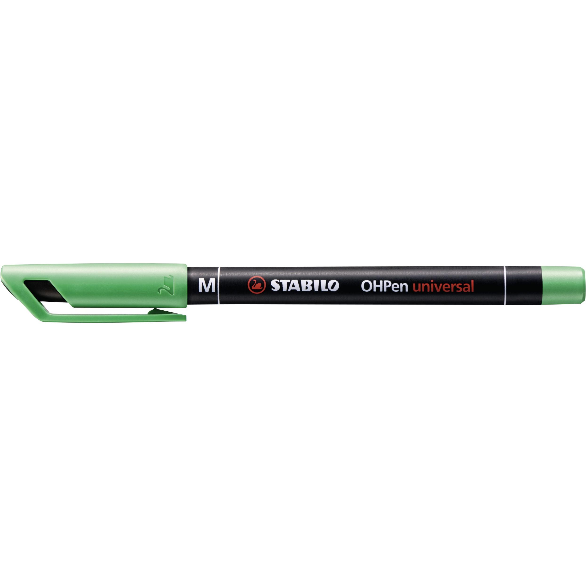 STABILO, Marker, OHPen universal Folienstift permanent (Grün, 1 mm, 1 x)