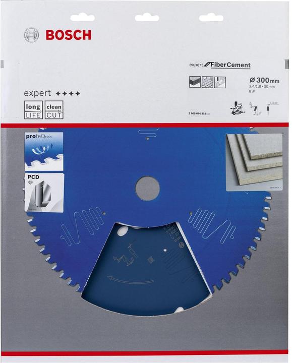 Actual product image Bosch Professional Zubehör Circular saw blade Expert for Fibre Cement, 300 x 30 x 2.4 mm, 8