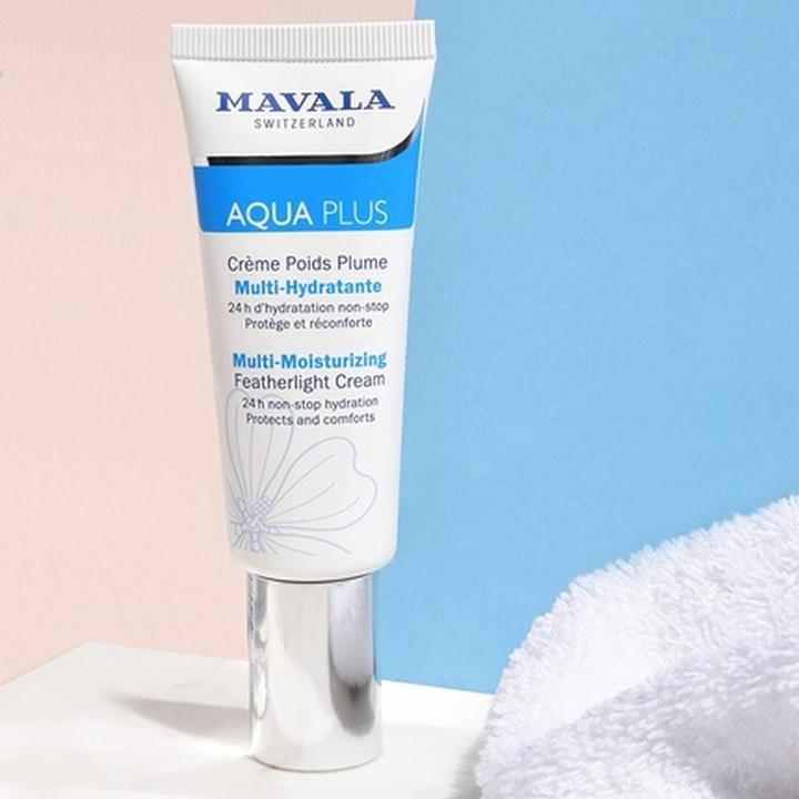 Actual product image Mavala Swiss Skin Solution - Aqua Plus Crème Poids Plume Multi-Hydratante (45 ml, 24h cream)