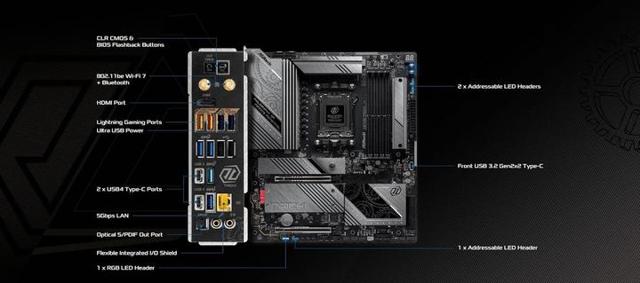 Productafbeelding AsRock X870E Taichi Lite AM5 (AM5, AMD X870E, E-ATX)