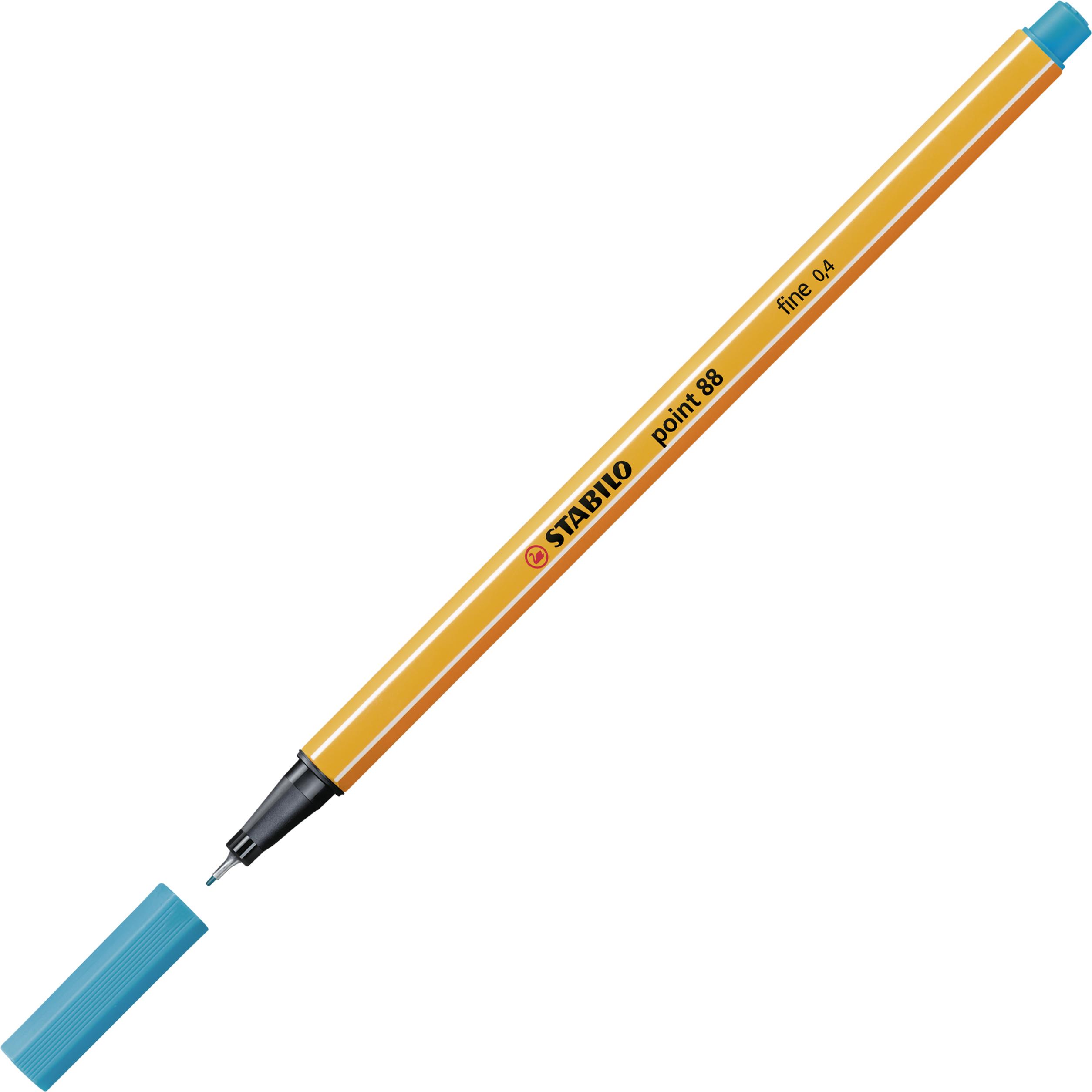 STABILO, Schreibstifte, point 88 Fineliner (Babyblau, 1 x)