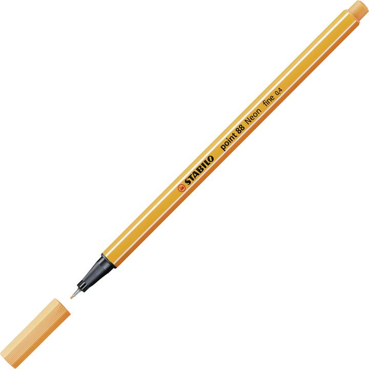 Produktbild STABILO point 88 Fineliner (Neonorange, 1 x)