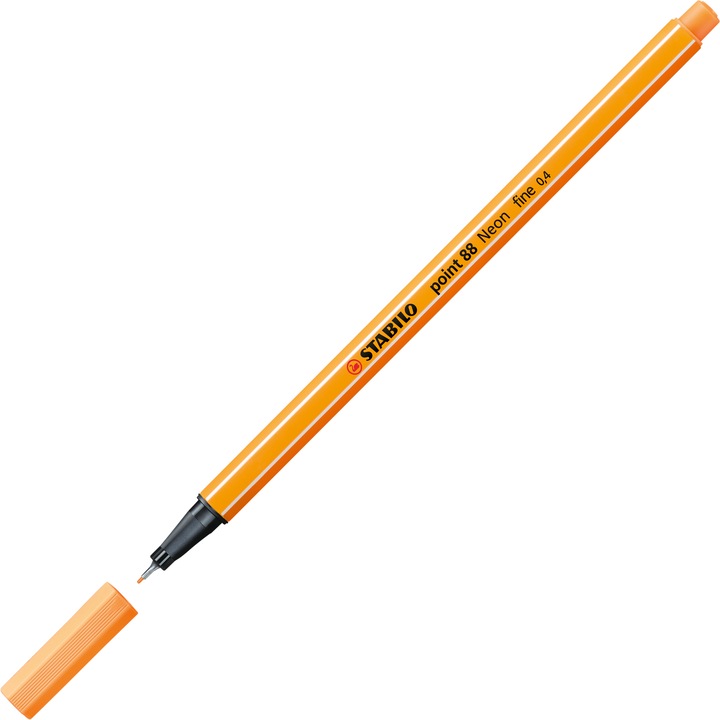 Produktbild STABILO point 88 Fineliner (Neonorange, 1 x)