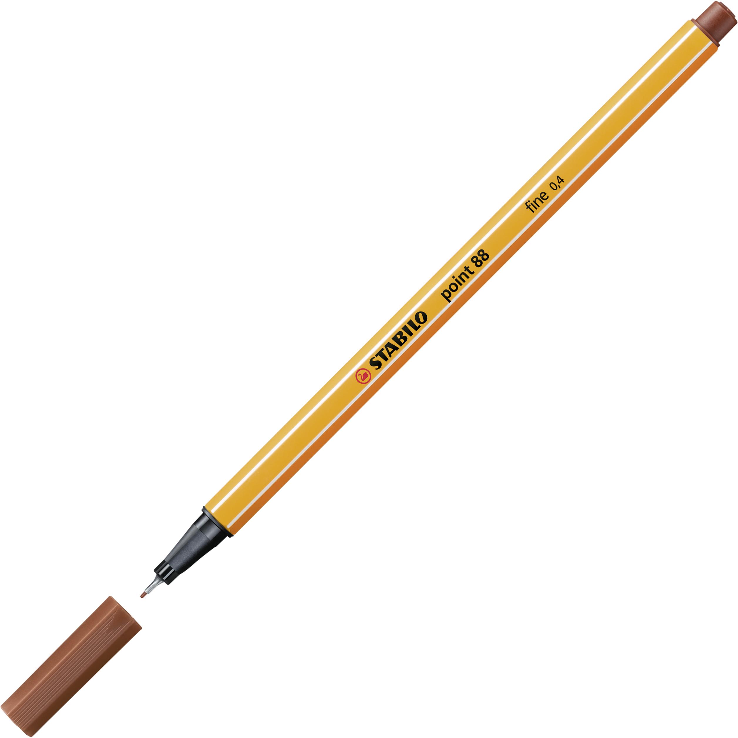 STABILO, Schreibstifte, point 88 Fineliner (Rötel, 1 x)
