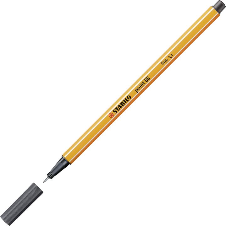 Immagine prodotto STABILO punto 88 Fineliner (Nero grigio, 1 x)