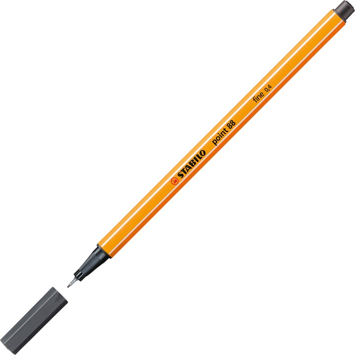 Produktbild STABILO point 88 Fineliner (Schwarzgrau, 1 x)