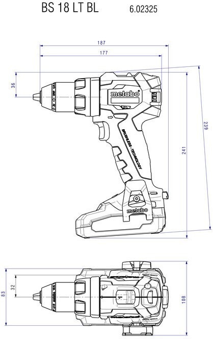 Produktbild Metabo Akku-Bohrschrauber (Akkubetrieb)