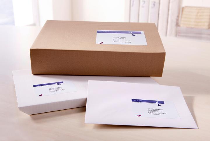 Actual product image Avery Shipping labels opaque