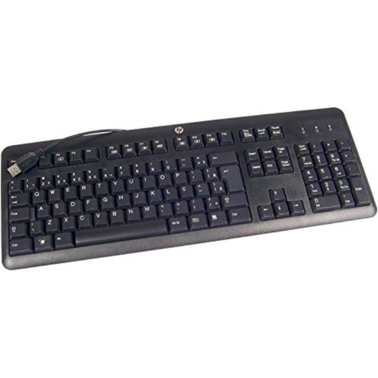 HP 672647-043 (DE, Kabelgebunden), Tastatur, Schwarz