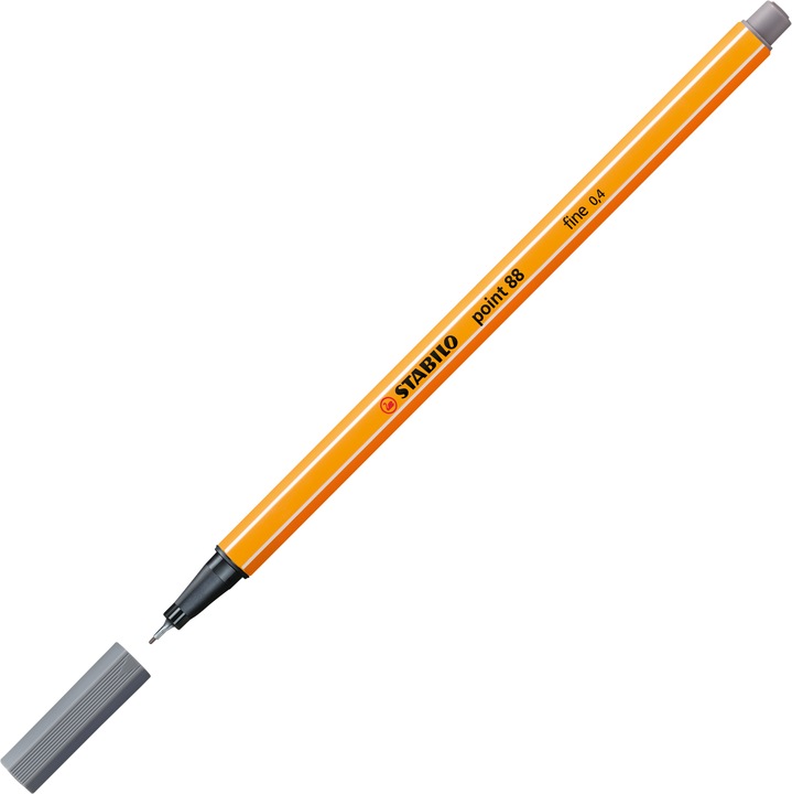 Produktbild STABILO point 88 Fineliner (Dunkelgrau, 1 x)