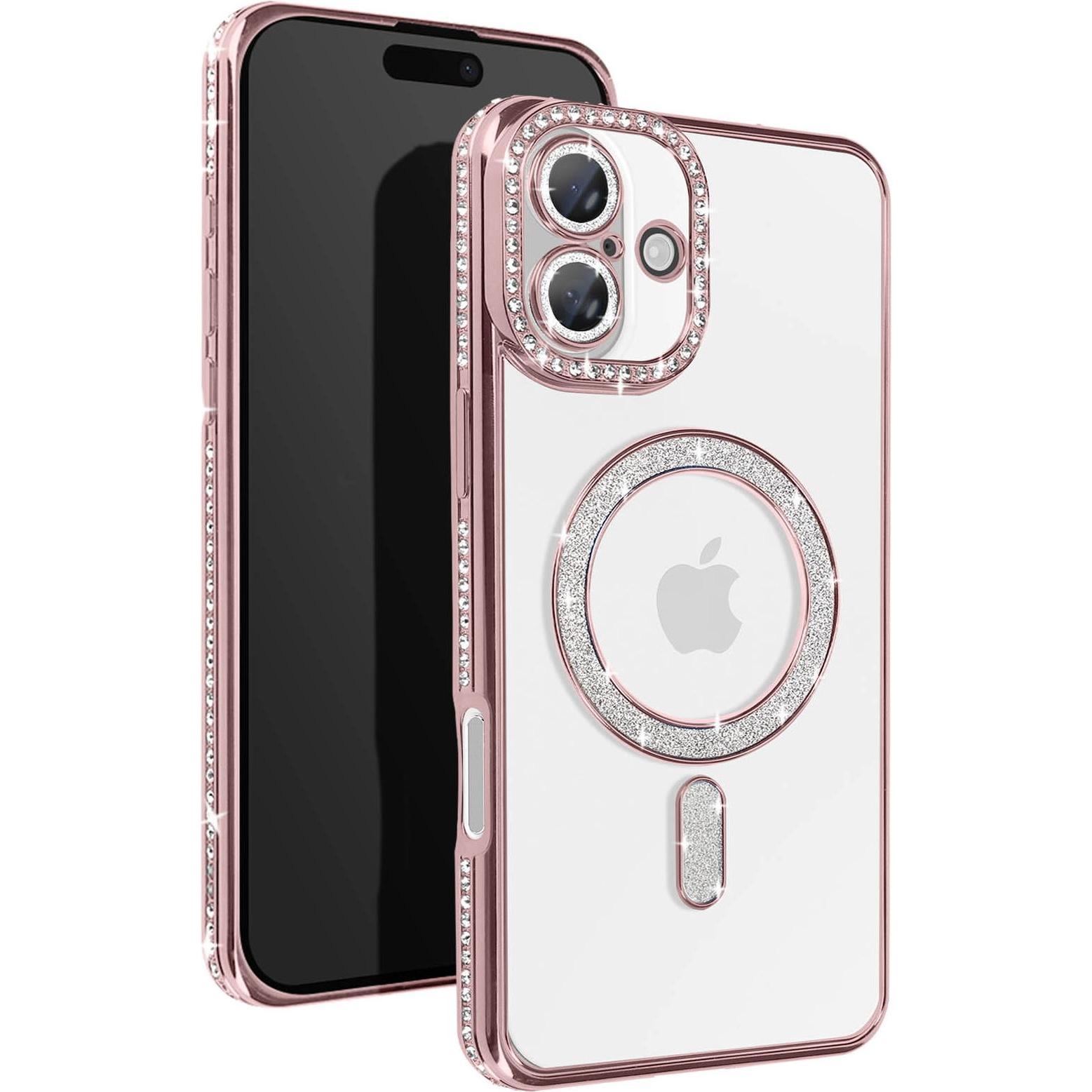 Avizar Glamor Guard Case (Apple iPhone 16 Plus), Smartphone Hülle, Rosa