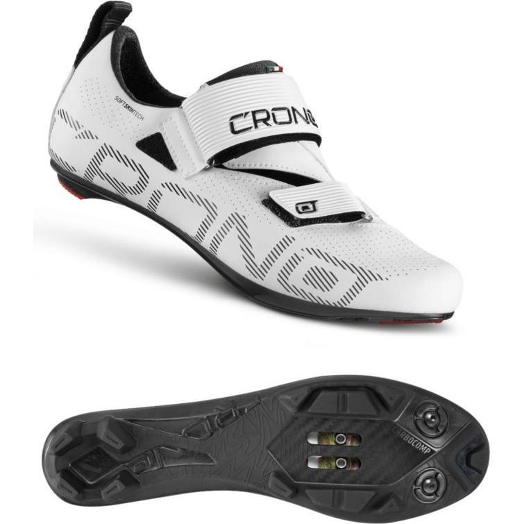 Crono, Scarpe da corsa, CT-1-20 triathlon shoes white 43 composite (43)