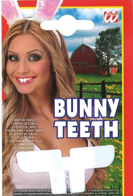 Actual product image Widmann Bunny hare teeth