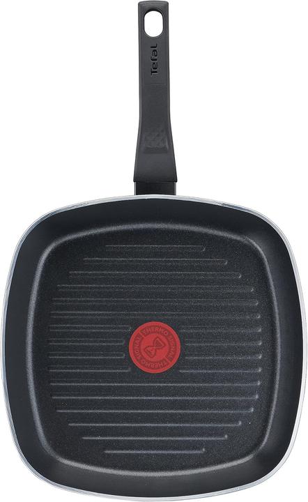 Image du produit Tefal Poêle à griller Easy Cook & Clean 26x26 cm (Poêle grill, Aluminium)