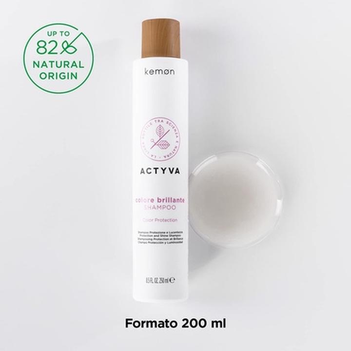 Actual product image Kemon - Actyva Colore Brilliante Shampoo - Nourishing shampoo for coloured hair (250 ml, Liquid shampoo)