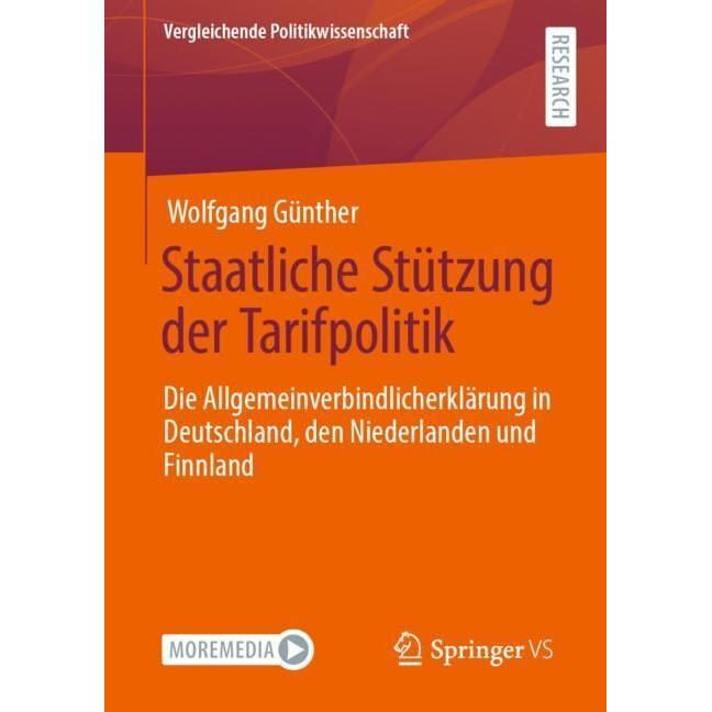 Staatliche Stützung der Tarifpolitik, Fachbücher von Wolfgang Günther