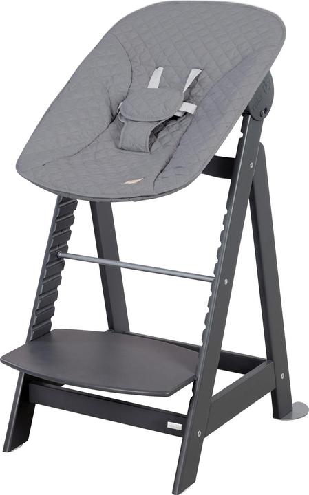 Produktbild Roba Treppenhochstuhl Set 2in1 Born Up Anthrazit (Hochstuhl)