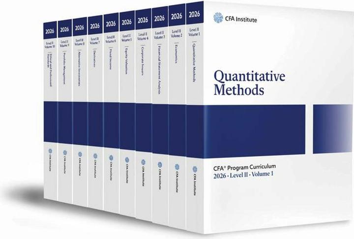 Produktbild 2026 CFA Program Curriculum Level II Box Set (Englisch, Cfa Institute, 2025)