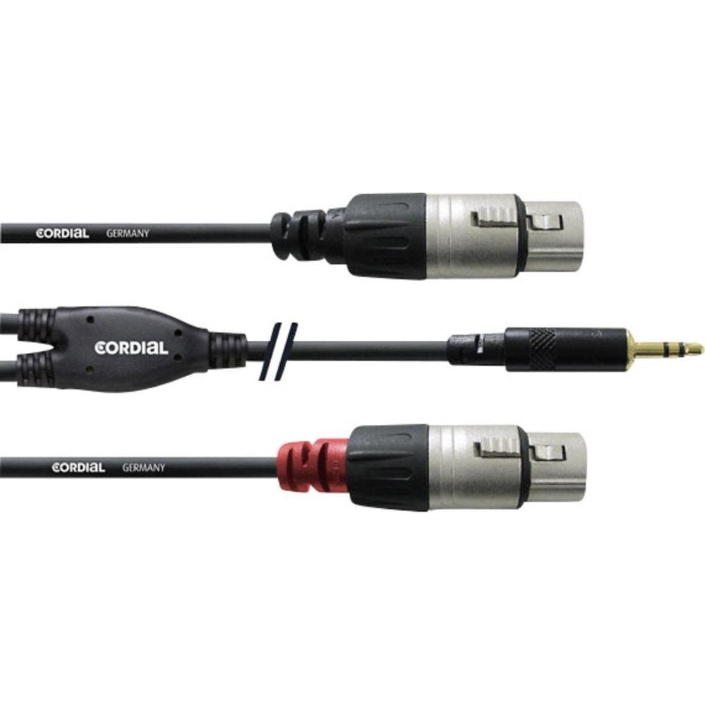Thumbnail - Cordial Cfy 1.8 Wff (1.80 m, 3.5mm Klinke (AUX), XLR), Audio Kabel