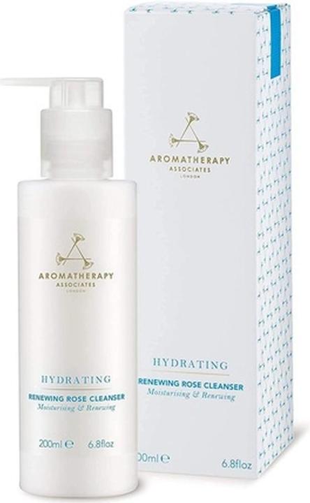 Aromatherapy Associates Hydrating Renewing Rose Cleanser with Damask Rose, Geranium & Jojoba Oil 200ml (Reinigungsmilch, 200 ml)