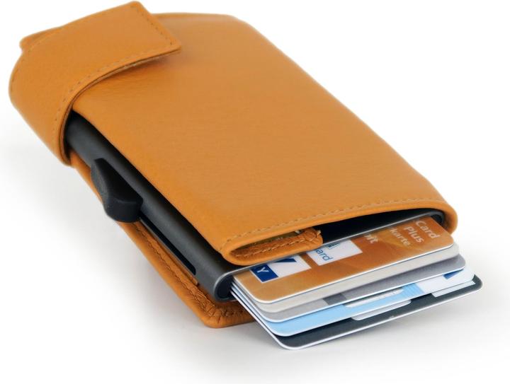 Immagine prodotto SecWal 2 Kartenetui mit Münzfach, gelb, 10 Karten, RFID