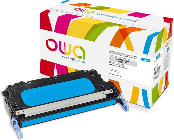 Produktbild Armor OWA OWA - Cyan - kompatibel - wiederaufbereitet - Tonerpatrone (Alternative zu: HP Q (C)