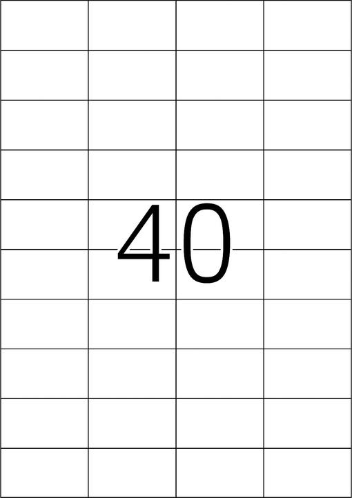 Actual product image HERMA Transparent labels A4
