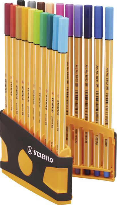Actual product image STABILO Point 88 ColorParade (Sorted, 20 x)