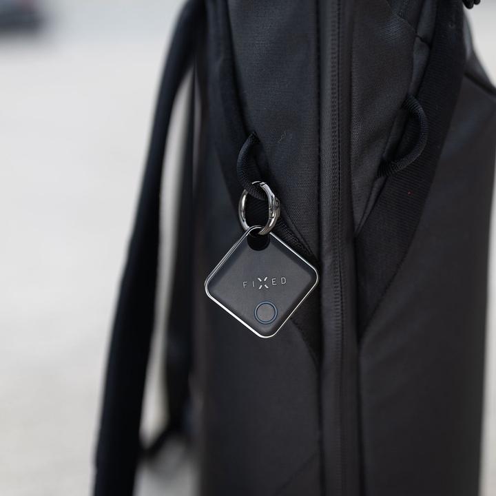 Actual product image Fixed Tag with Find My support, Black (iOS)