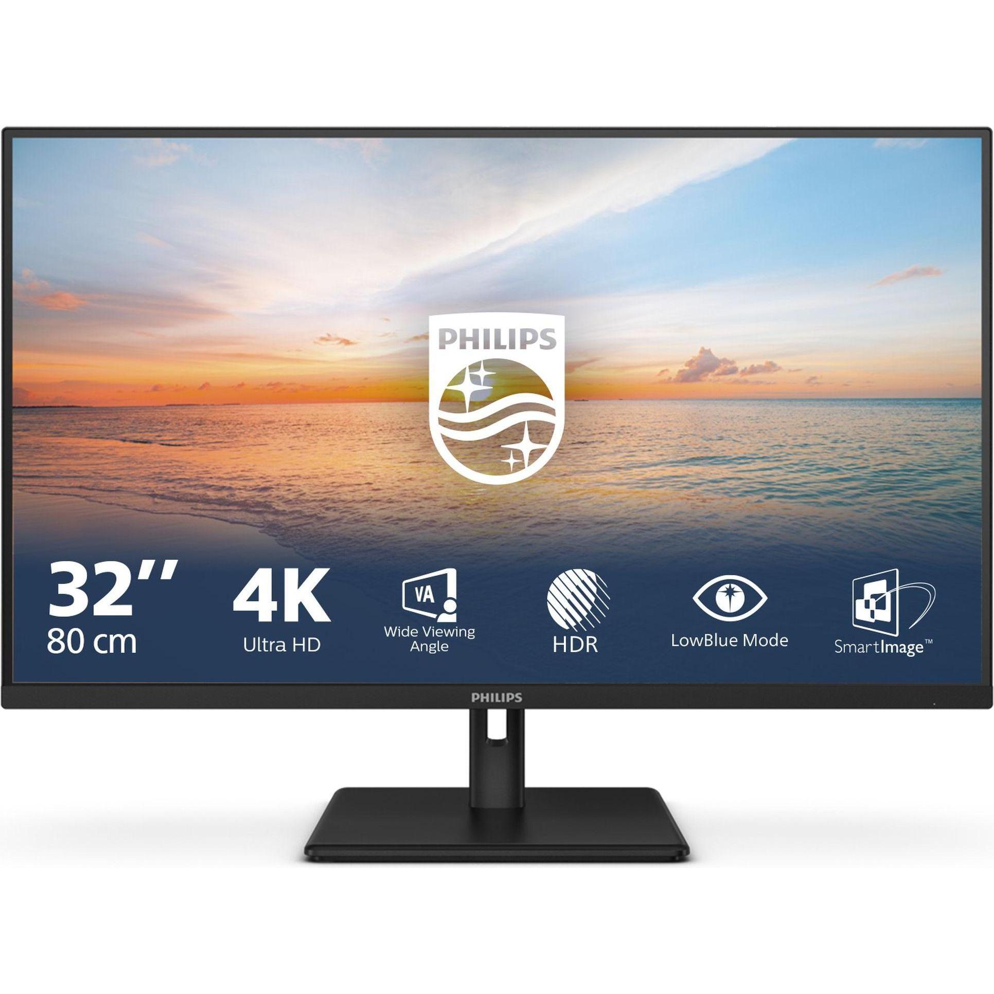 Philips 32E1N1800LA (3840 x 2160 Pixel, 31.50"), Monitor, Schwarz