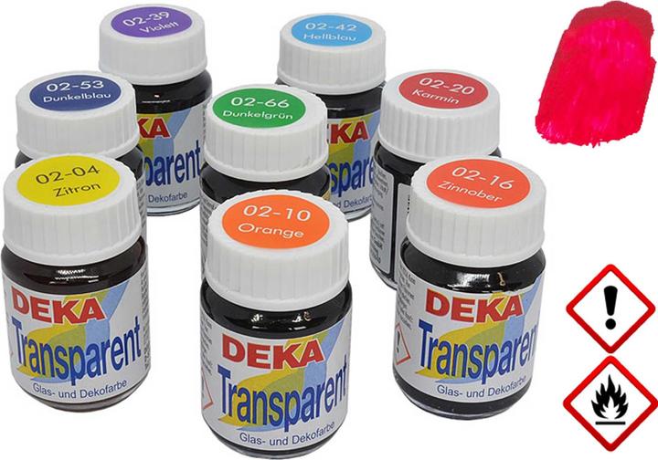 R&G transparentfarbe (karminrot 02-20) flasche/ 25 ml