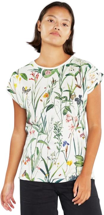 Actual product image Dedicated T-shirt Visby Flower Field Off-White XS (XS)