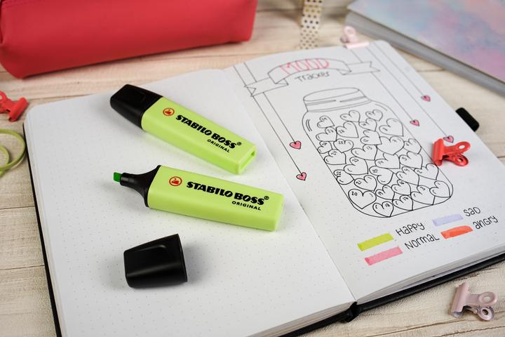 Image du produit STABILO Surligneur BOSS ORIGINAL Pastel (Jaune-vert, 5 mm, 1 x)
