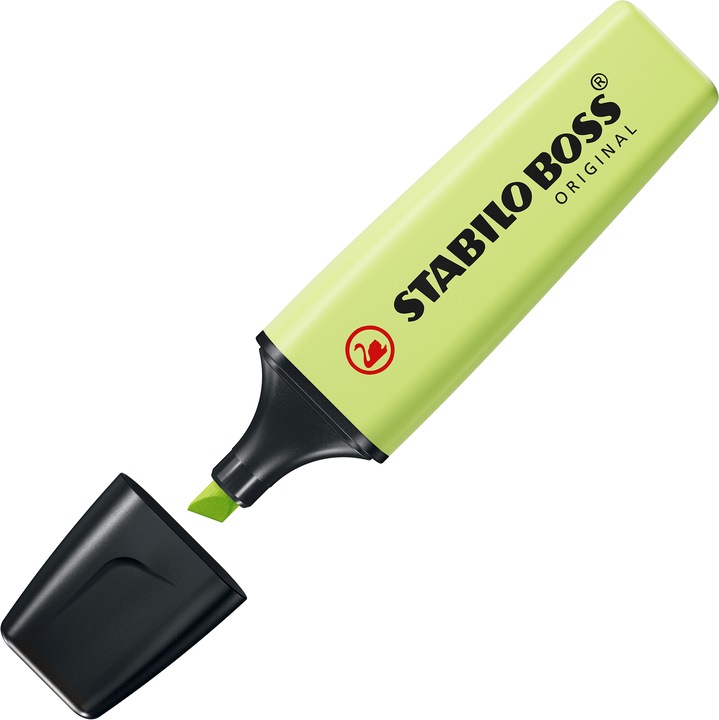 Produktbild STABILO BOSS ORIGINAL Pastel Textmarker (Gelbgrün, 5 mm, 1 x)