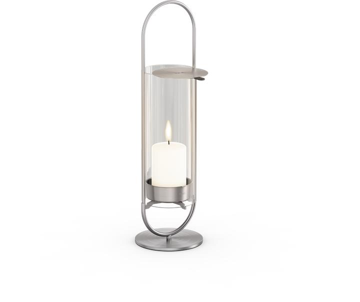 Actual product image Höfats OVAL CANDLE 35 silver