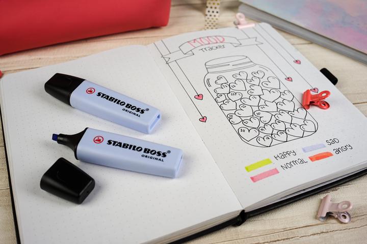 Produktbild STABILO BOSS ORIGINAL Pastel Textmarker (Wolkenblau, 5 mm, 1 x)