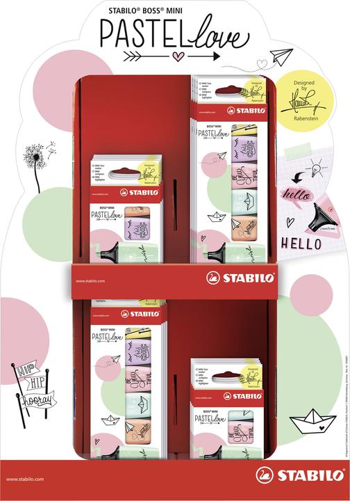 STABILO Boss Mini Pastellove (Multicolor, 5 mm)