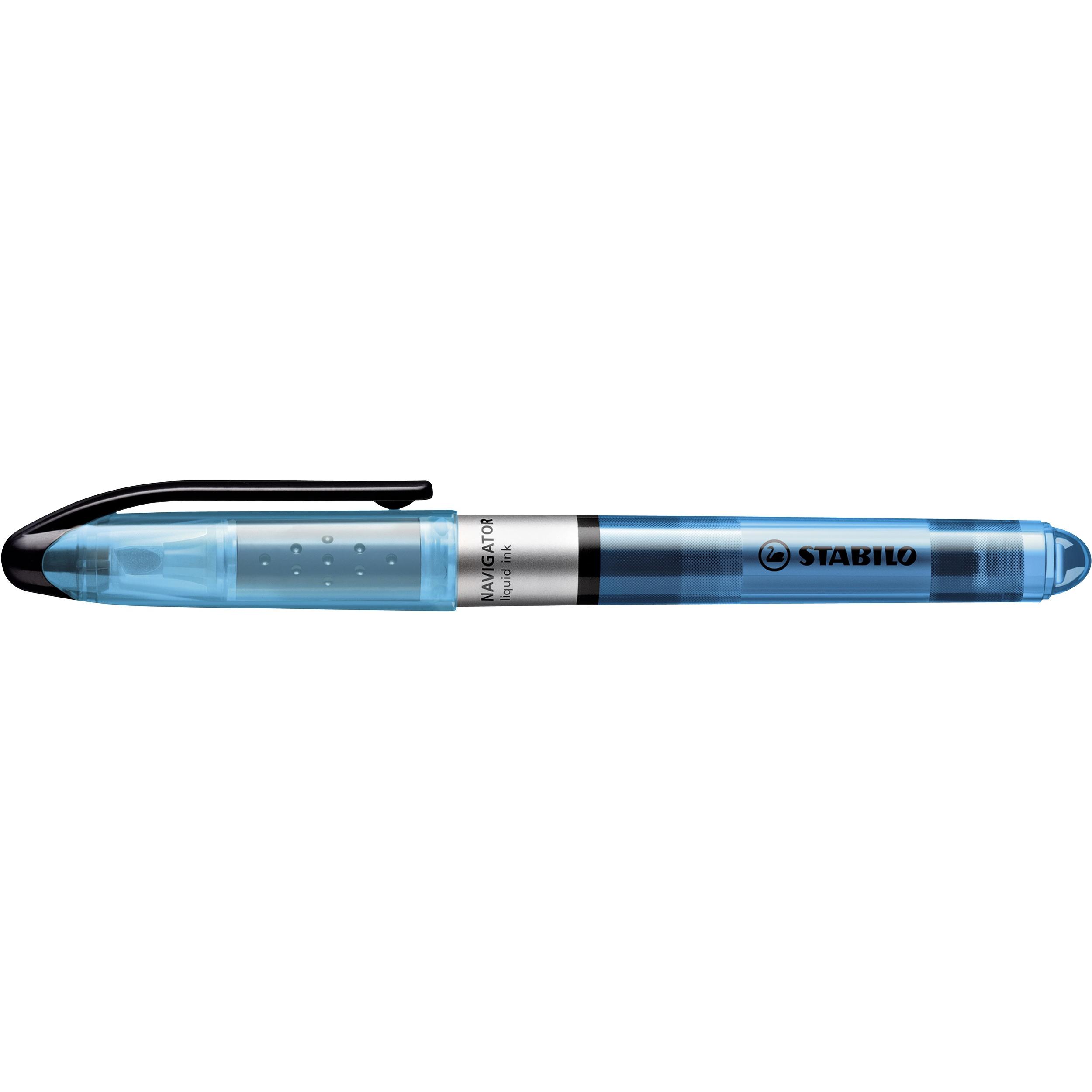 STABILO, Marker, NAVIGATOR Textmarker (Blau, 1 mm, 1 x)