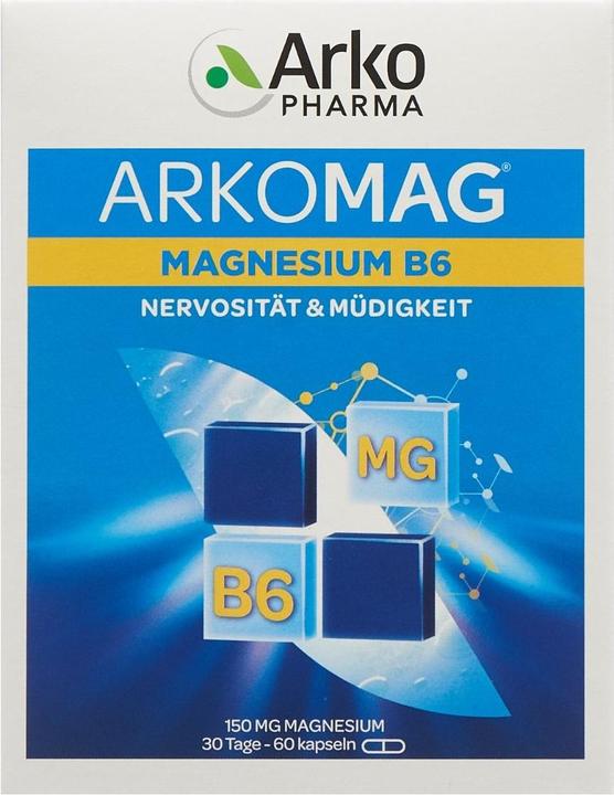 Produktbild Arkopharma Magnesium B6 (60 Stück, Kapseln, 55 g)
