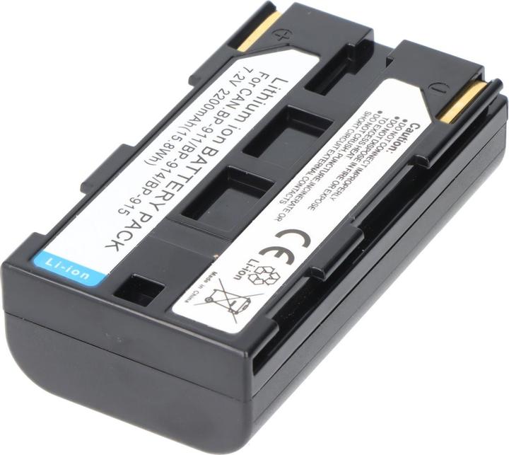 Actual product image AccuCell Akku Canon BP-911, BP-912, BP-914, BP-915, Riegl FG21 (Camera battery)