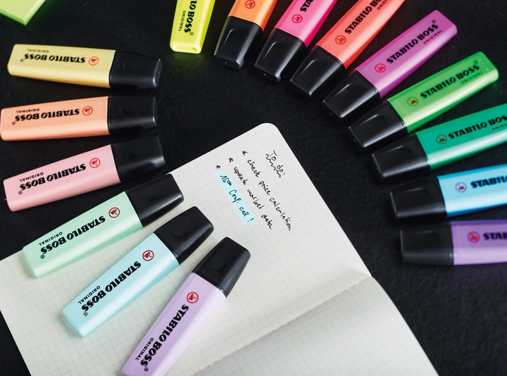 Produktbild STABILO BOSS ORIGINAL Pastel Textmarker (Rosa, 5 mm, 1 x)