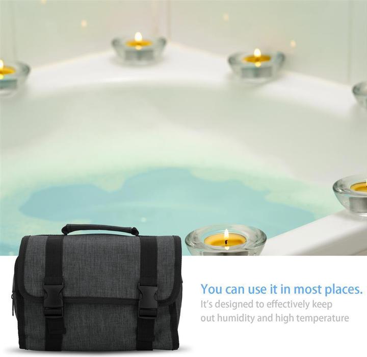 Actual product image Intirilife Foldable toilet bag