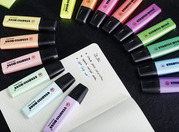 Produktbild STABILO BOSS ORIGINAL Pastel Textmarker (Gelb, 5 mm, 1 x)