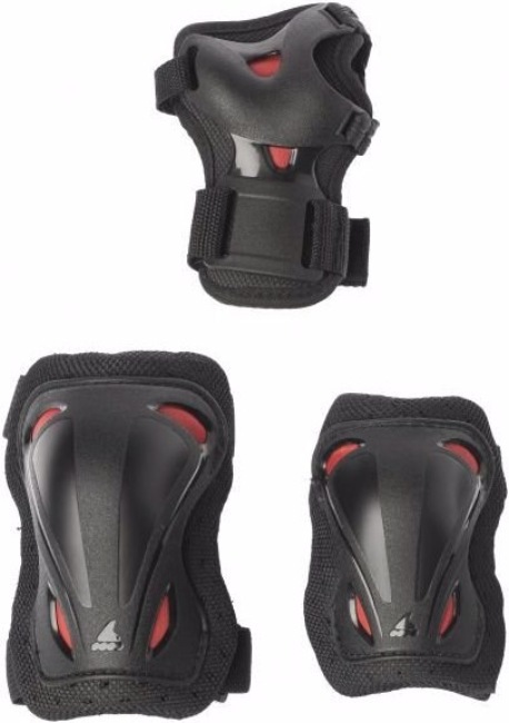 Immagine prodotto Rollerblade pattino (XXS, Protettori gomito, Protezioni per i polsi, Ginocchiera, Coppia)