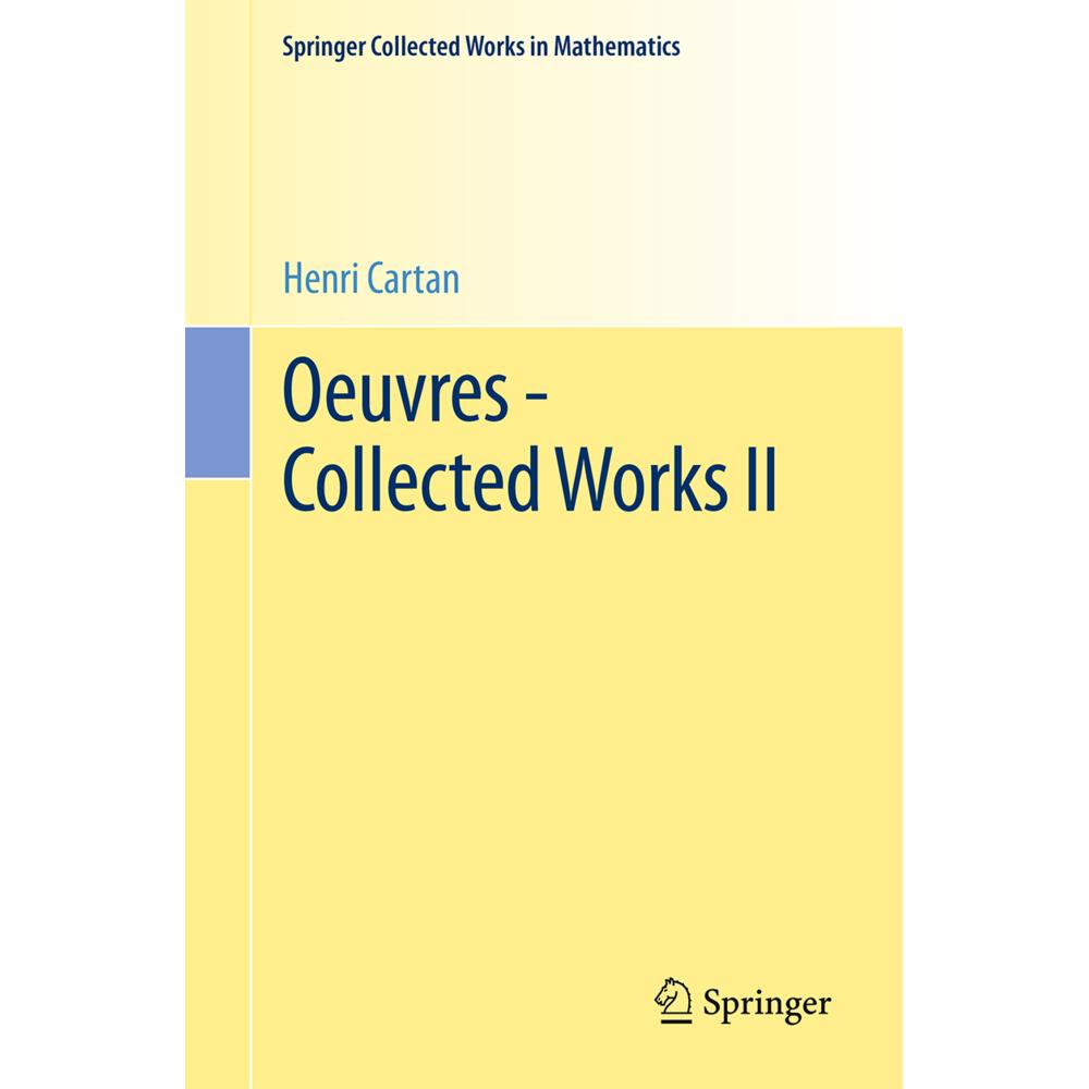 Oeuvres - Collected Works II, Fachbücher von Henri Cartan