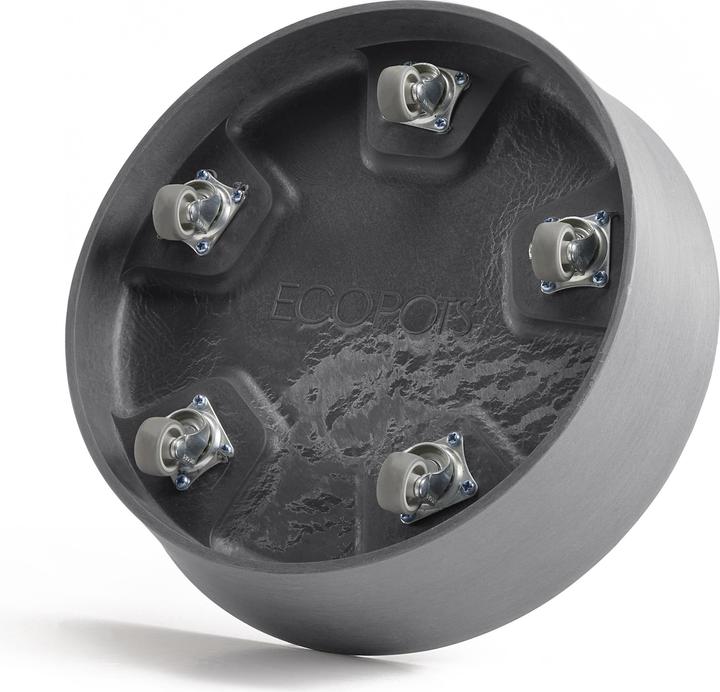 Produktbild Ecopots Untersetzer rund Rollen