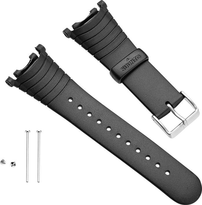 Produktbild Suunto Vector Armband-Set aus schwarzem Elastomer (Kunststoff, Vector, Vector HR, Regatta, Altimax.)